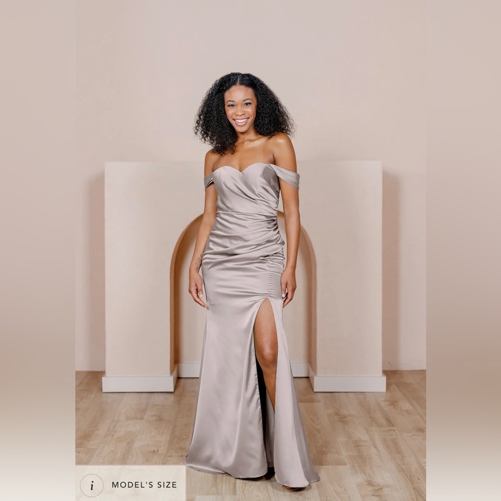 BRAND NEW Revelry Dress Taupe Size 10
